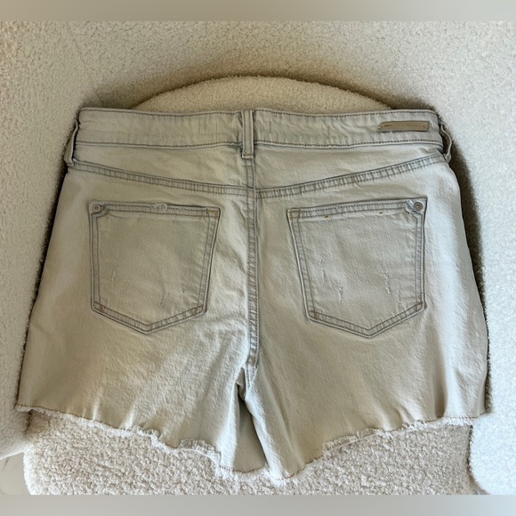 Anthropologie Pilcro and the letterpress embroidered Jean shorts size 28 - Picture 2 of 3